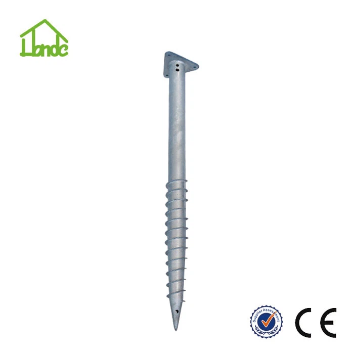 Hot Dipped Galvanized Ground Screw With Triangle Flange
